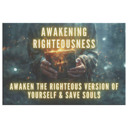 Canvas Art Piece Ministry   Awaken The Righteous Version Of Yourself & Save Souls