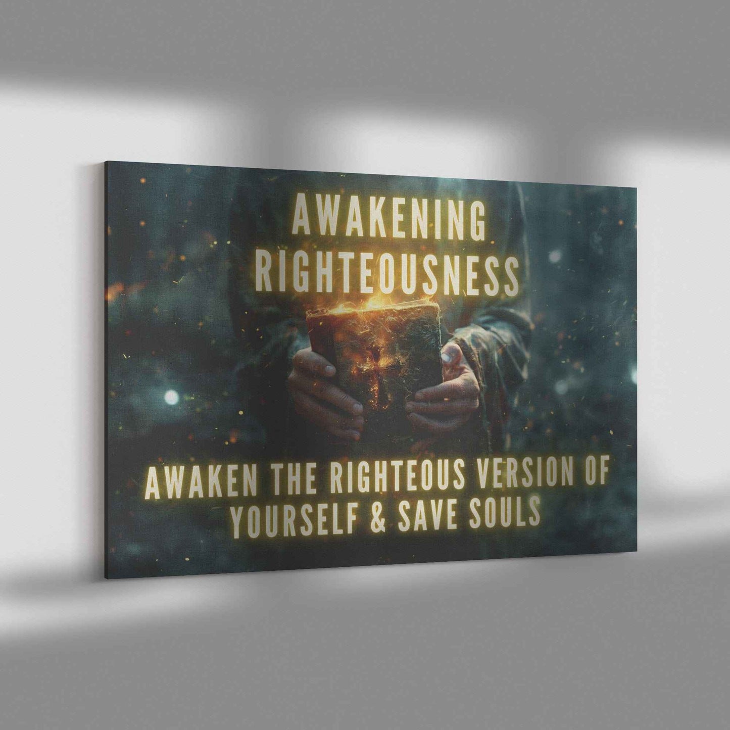 Canvas Art Piece Ministry   Awaken The Righteous Version Of Yourself & Save Souls