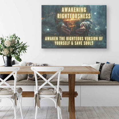 Canvas Art Piece Ministry   Awaken The Righteous Version Of Yourself & Save Souls