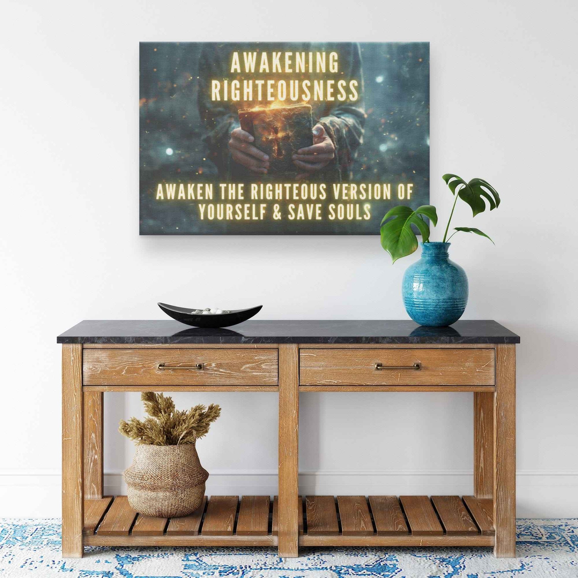 Canvas Art Piece Ministry   Awaken The Righteous Version Of Yourself & Save Souls
