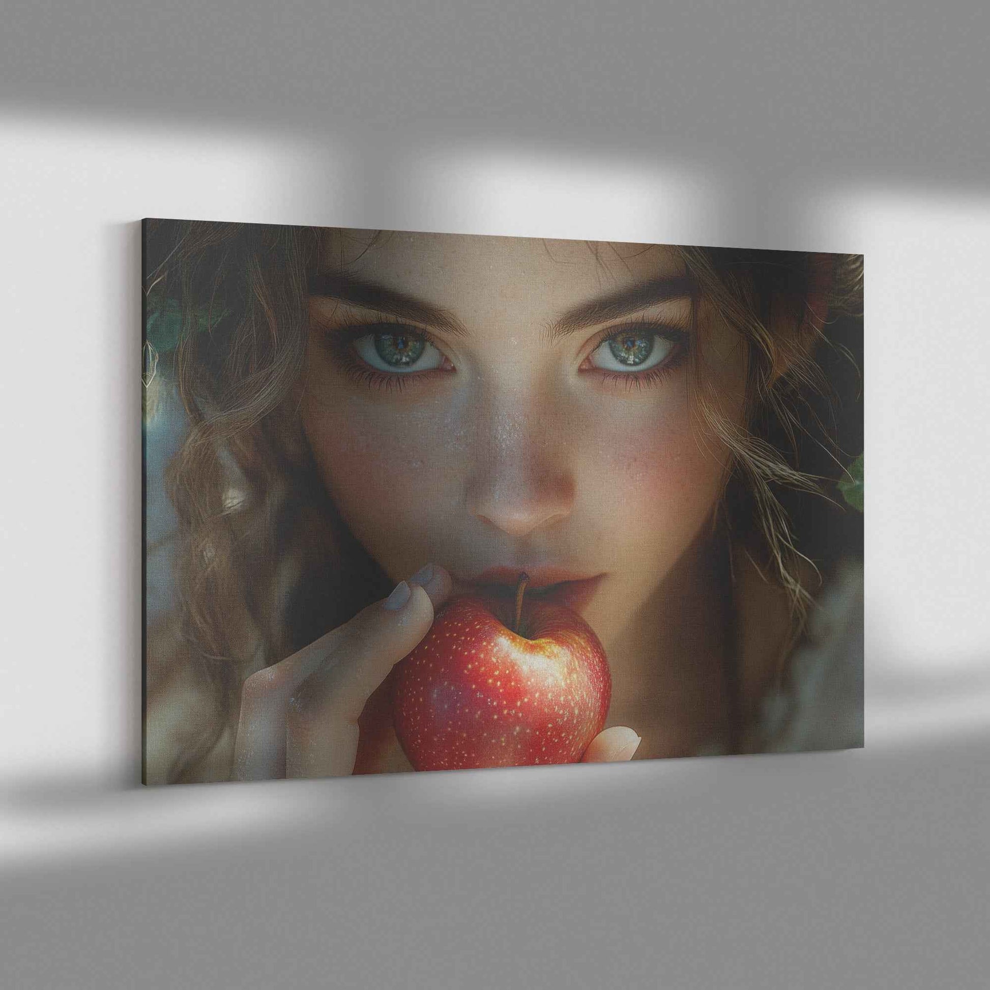 Eve's Delight Temptation in the Orchard   Exquisite Canvas Wall Art Decor