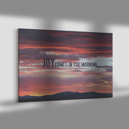 Joy Comes In The Morning Psalm 305 Rectangle Canvas Wall Art