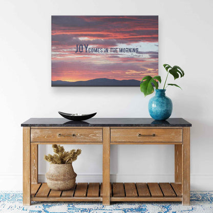 Joy Comes In The Morning Psalm 305 Rectangle Canvas Wall Art