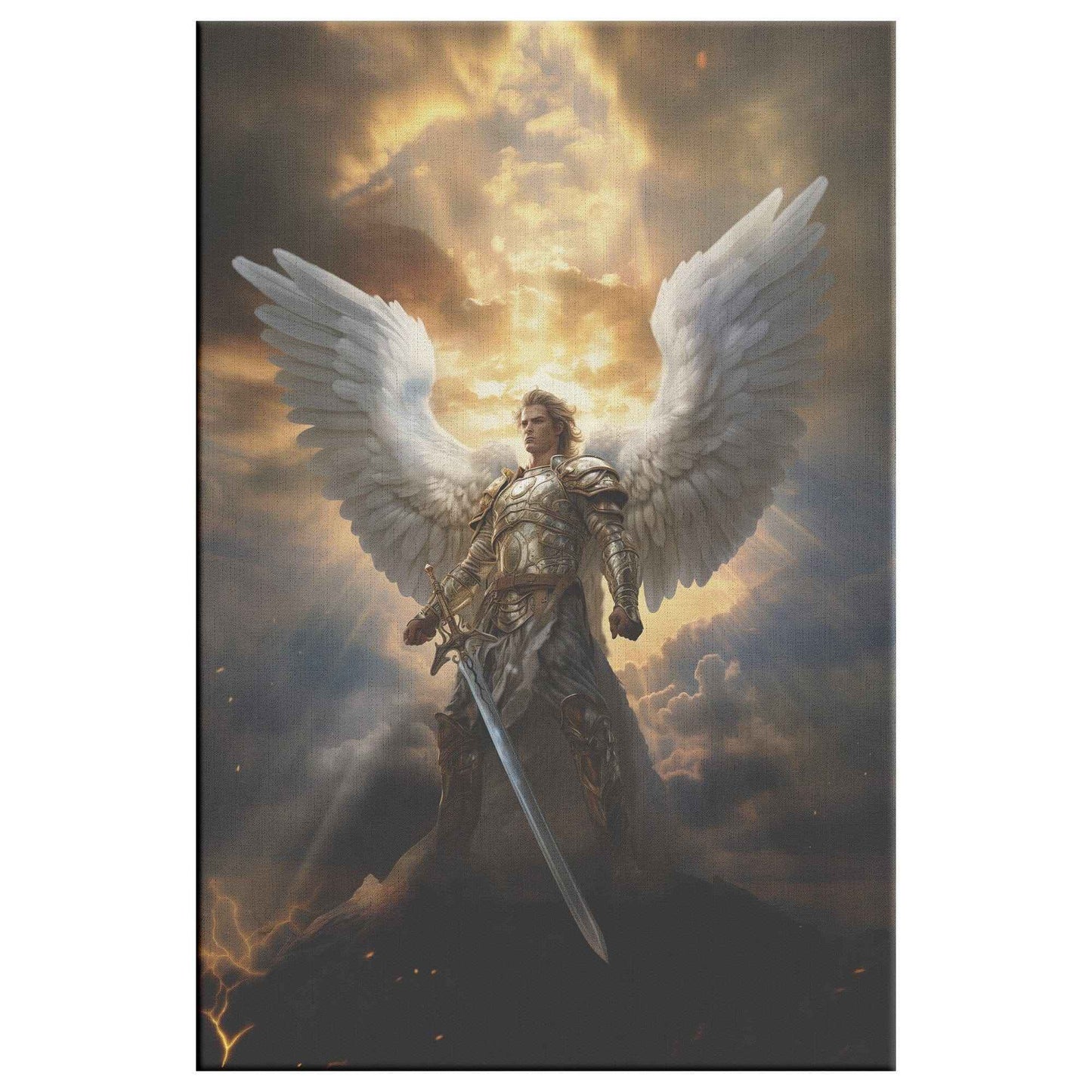 The Spiritual War Of The Heavenly Realms Canvas Art Print