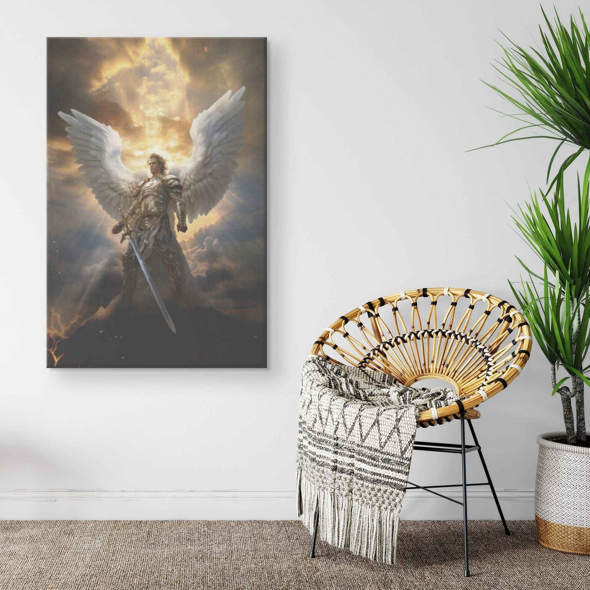 The Spiritual War Of The Heavenly Realms Canvas Art Print