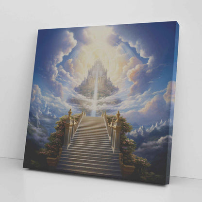 Stairway To The Kingdom Of Heaven Classic Canvas Wall Art