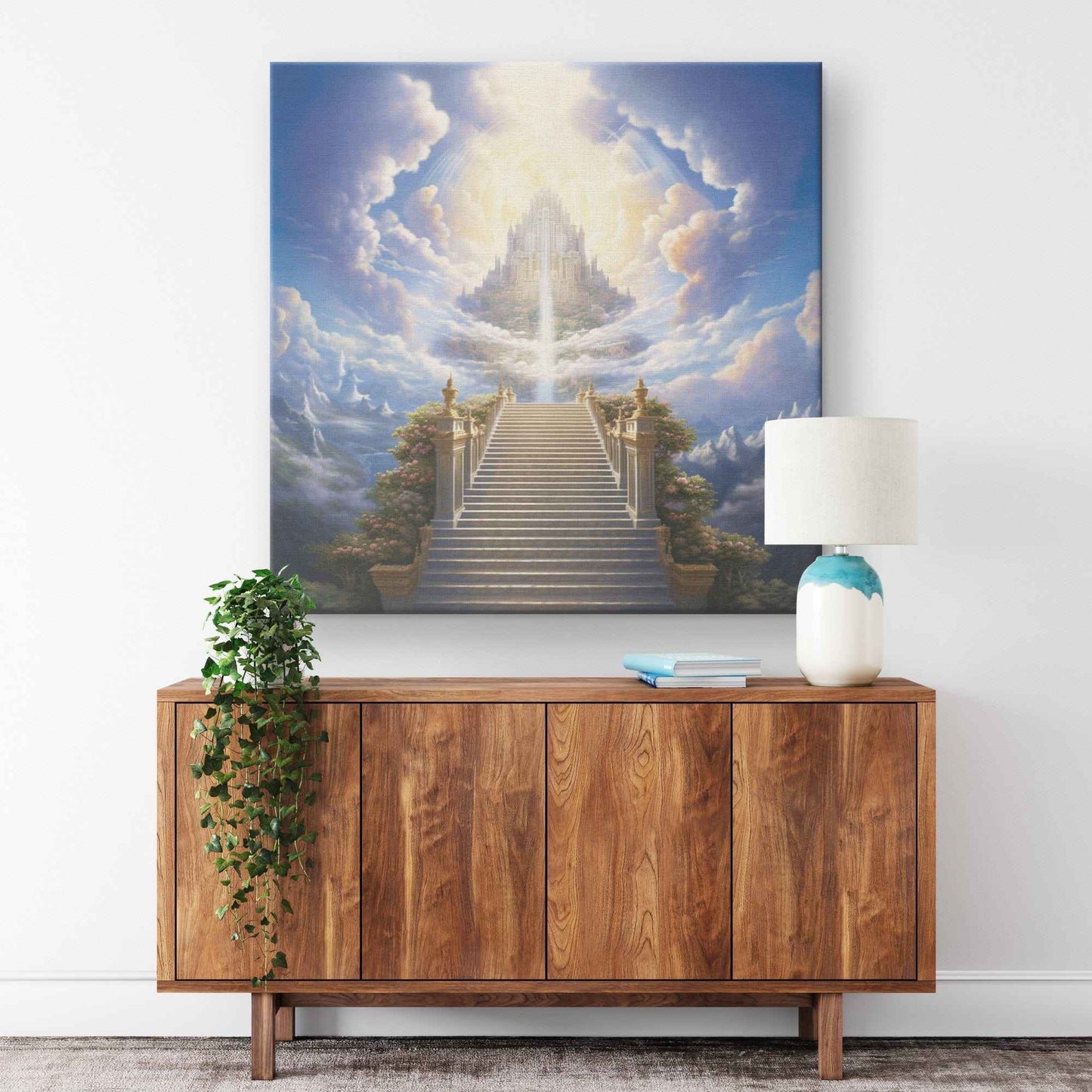 Stairway To The Kingdom Of Heaven Classic Canvas Wall Art