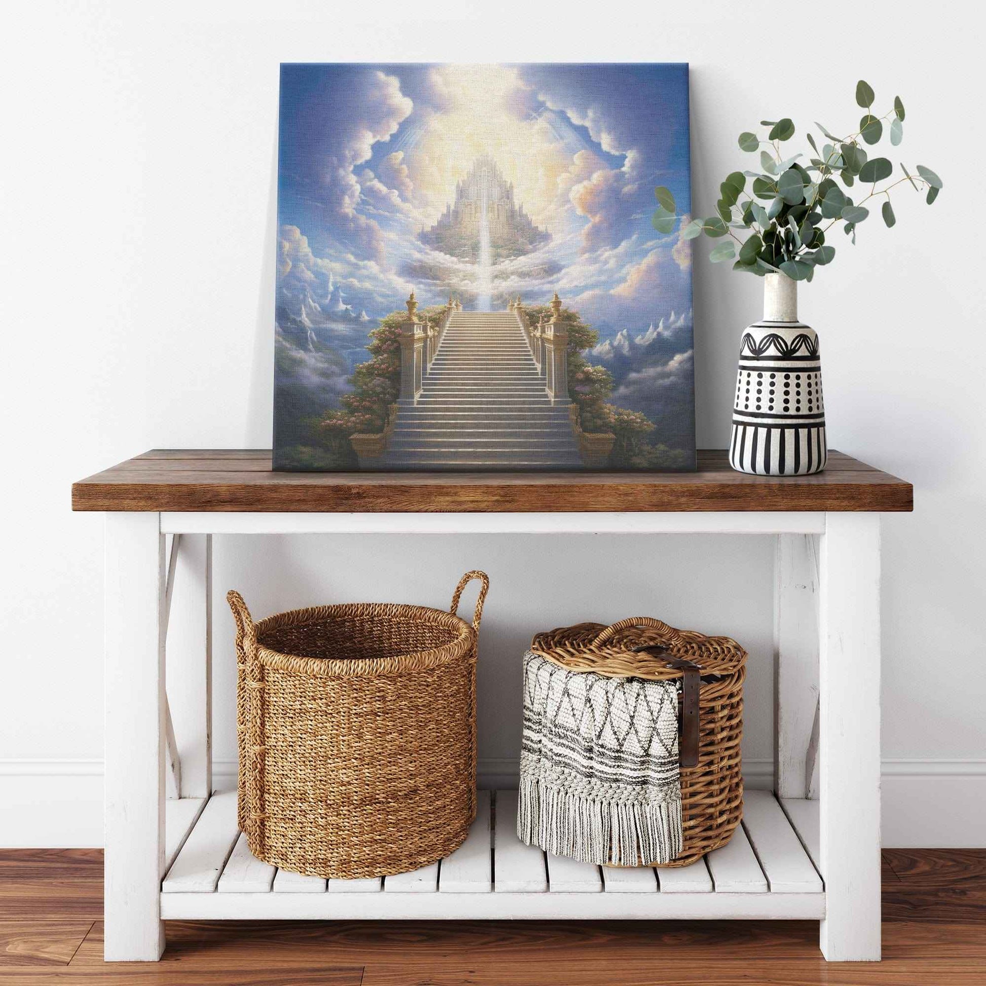 Stairway To The Kingdom Of Heaven Classic Canvas Wall Art