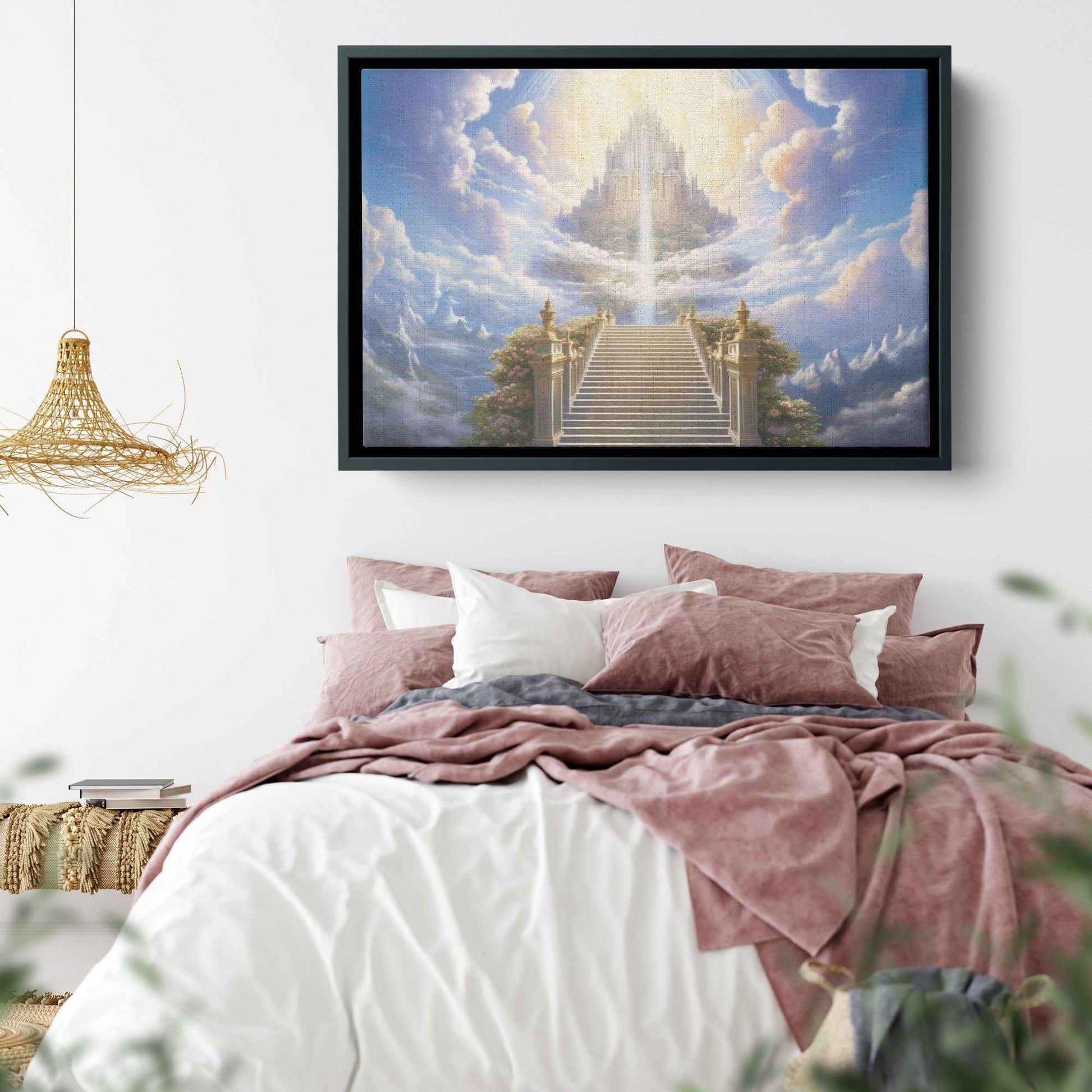 Kingdom Of Heaven Canvas Wall Art With Frame