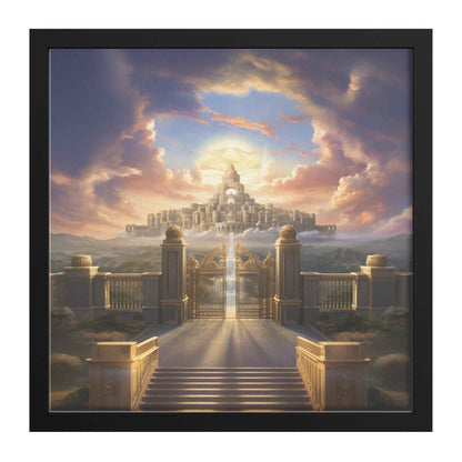 Kingdom Of Heaven Square Framed Wall Art