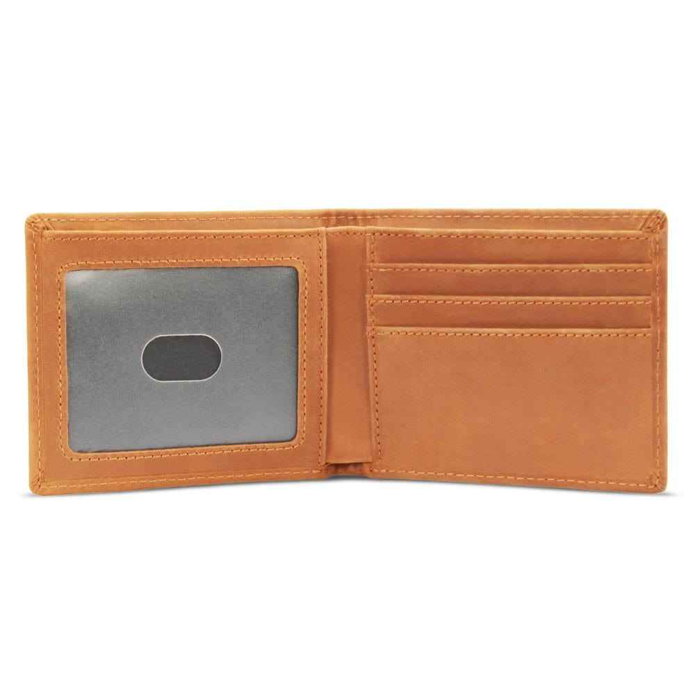 Jesus Running Towards Lamb Christian Leather Wallet