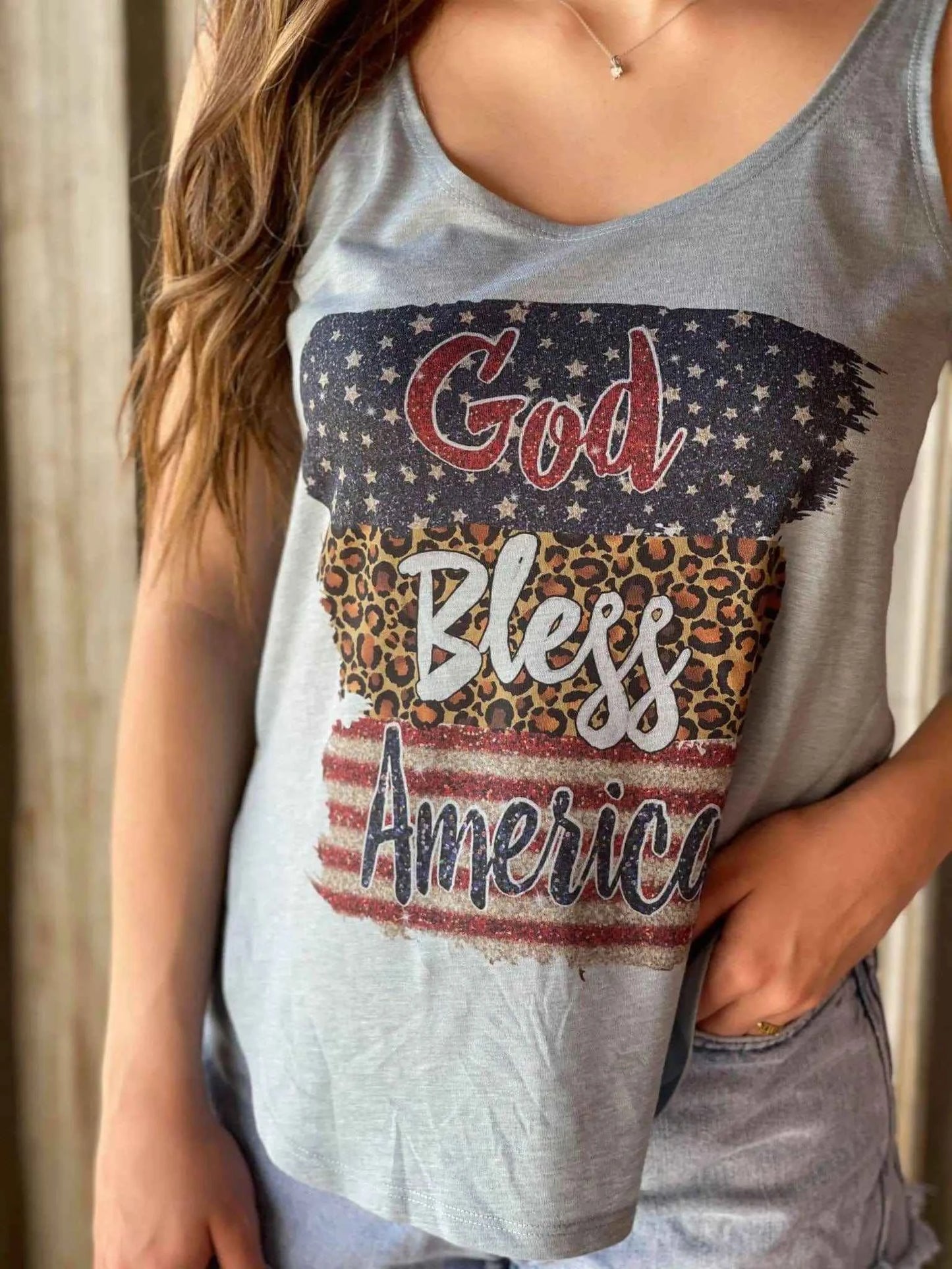 God Bless America Tank Top