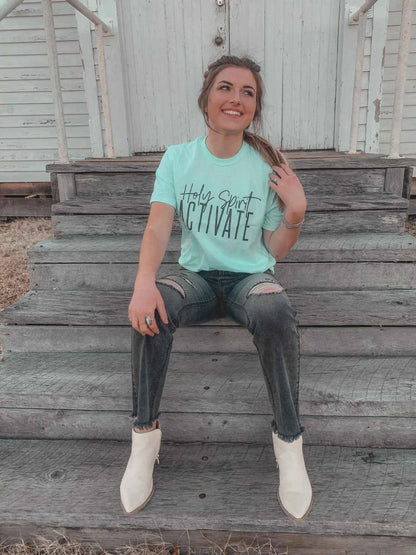 Holy Spirit Activate Tee Christian Clothing T Short