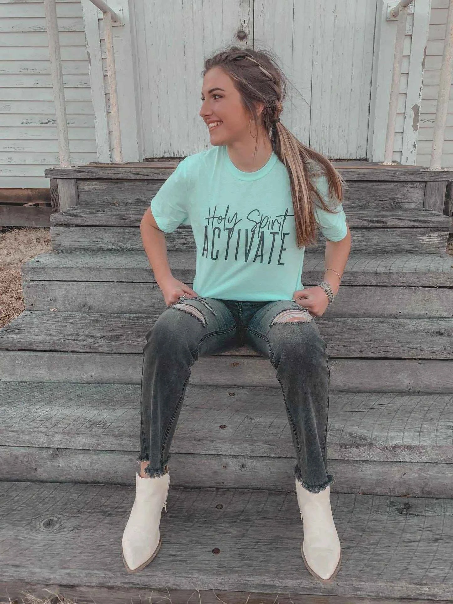 Holy Spirit Activate Tee Christian Clothing T Short