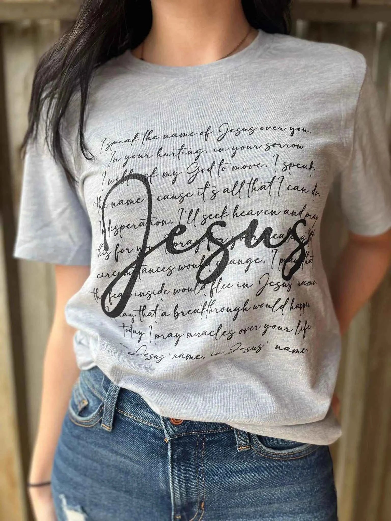 I Speak The Name of Jesus Christian Clothing T Shirt