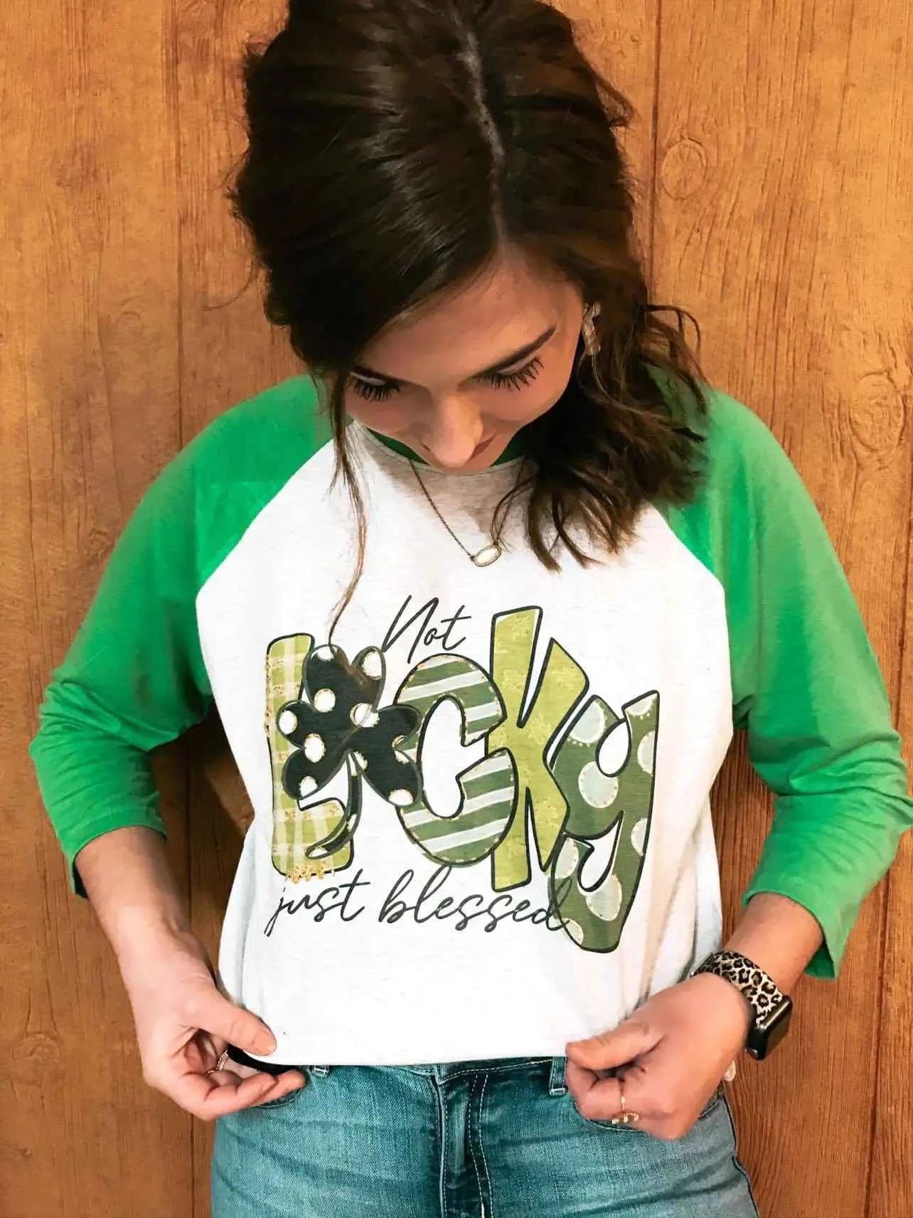 Not Lucky Just Blessed Sweater