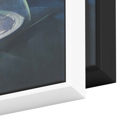 Flat Earth With Firmament Framed Canvas Art Print Picture