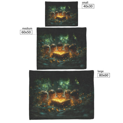 Children’s Magical Storytime Cozy Christian Fleece Sherpa Blanket - Awakening Righteousness