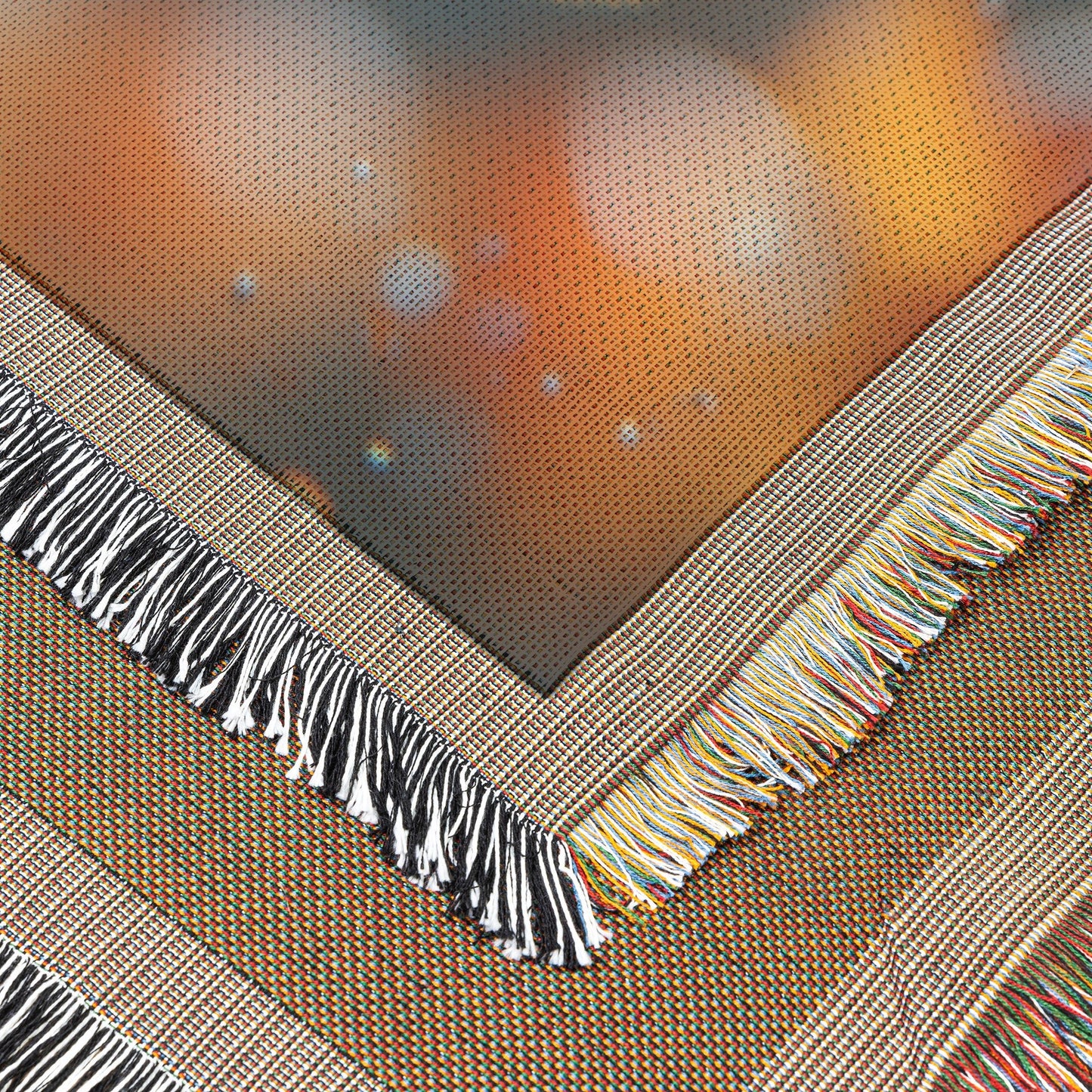 Clownfish with Big Eyes Woven Throw Blanket for Ocean and Sea Life Lovers - Awakening Righteousness