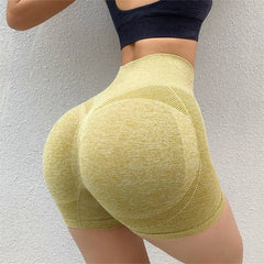 Comfortable High Waist Aesthetic Fitness Shorts For Women - AWAKENING AESTHETICS