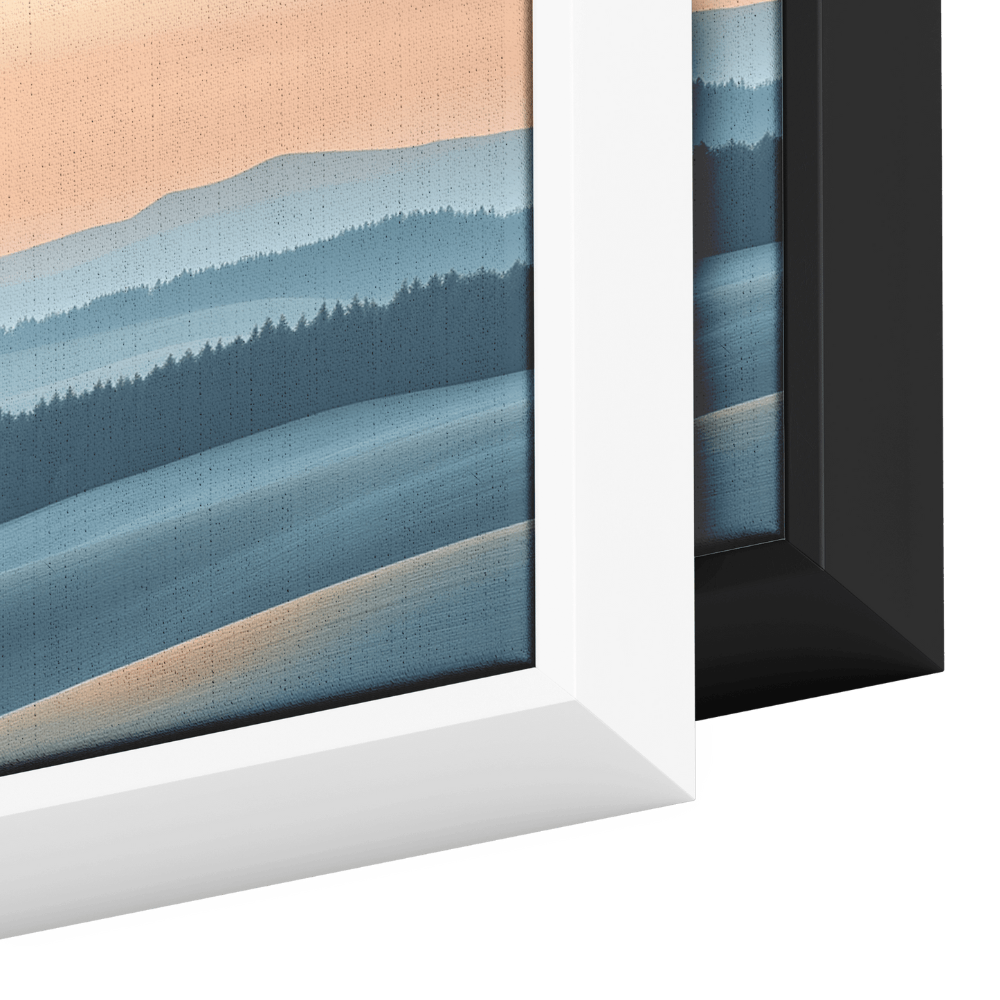 Minimalist Panoramic Artwork Rolling Hills Soft Taupe Palette Muted Highlights Ultra High Definition Tranquil Elegant Panoramic Framed Canvas Wall Art - Awakening Righteousness