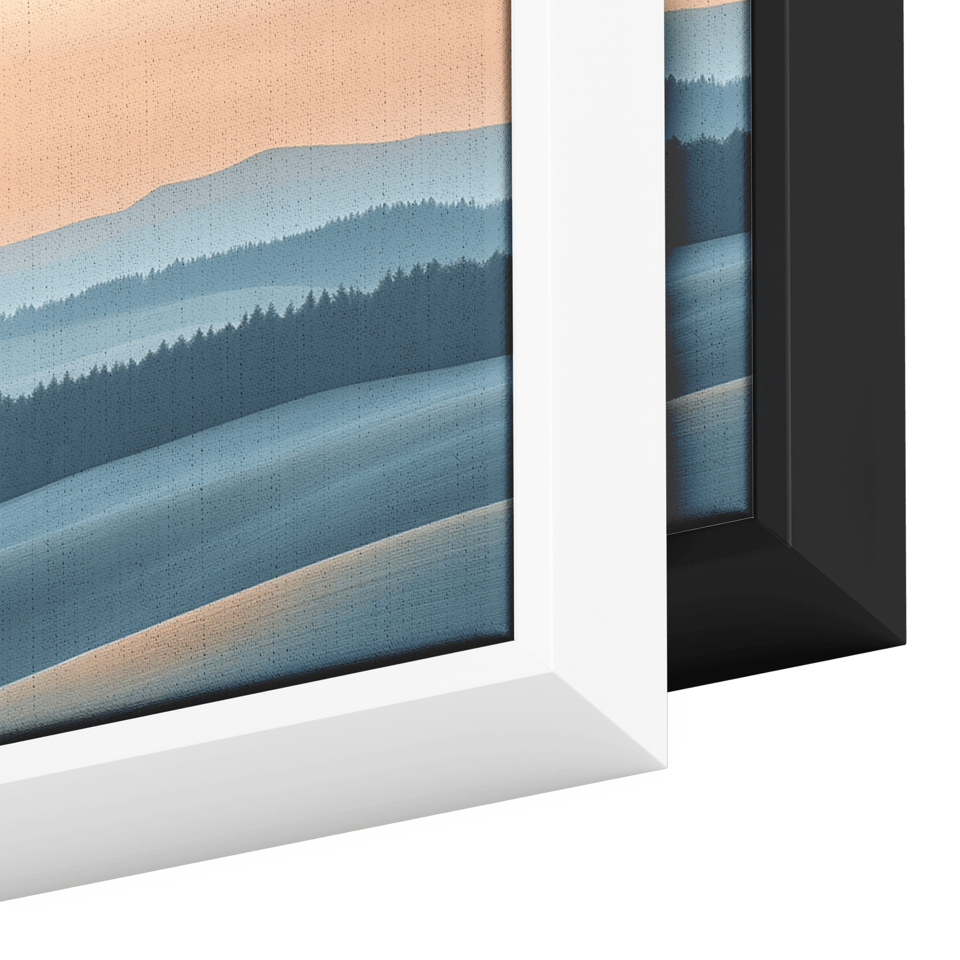 Minimalist Panoramic Artwork Rolling Hills Soft Taupe Palette Muted Highlights Ultra High Definition Tranquil Elegant Panoramic Framed Canvas Wall Art - Awakening Righteousness