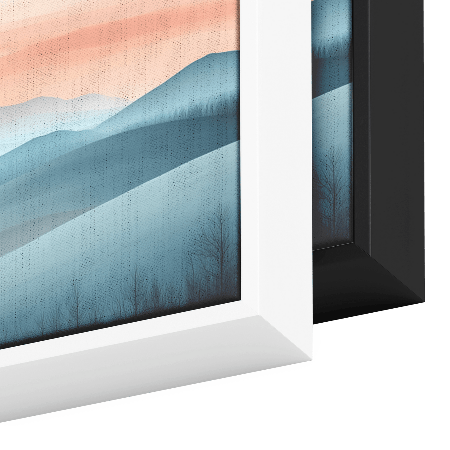 Minimalist Panoramic Artwork Rolling Hills Soft Taupe Palette Muted Highlights Ultra High Definition Tranquil Elegant Panoramic Framed Canvas Wall Art - Awakening Righteousness