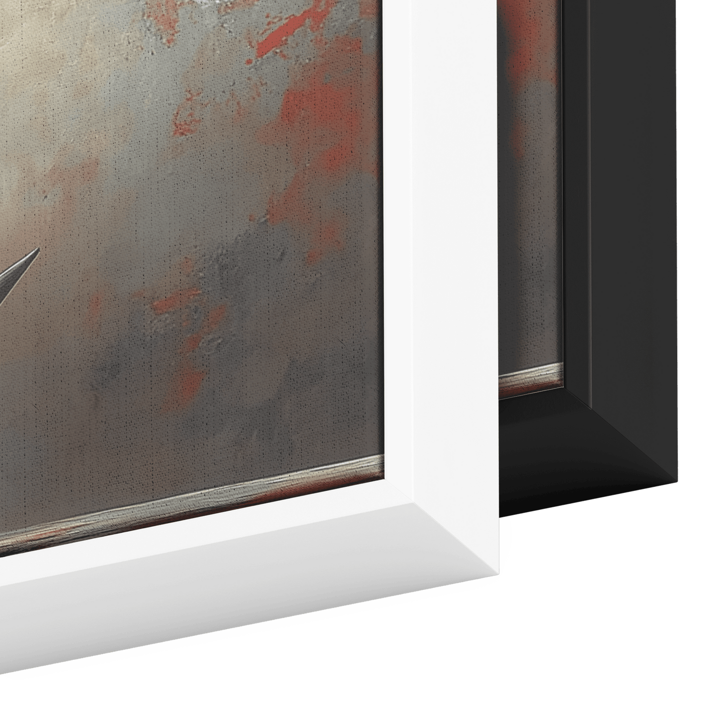Minimalist Single Stem Floral Artwork Tulip Minimal Details Matte Beige Background Ultra High Definition Clean Modern Design Panoramic Framed Canvas Wall Art - Awakening Righteousness