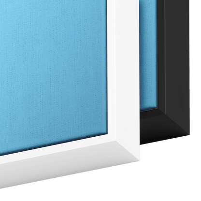Minimalist Single Stem Floral Artwork Wildflower Soft Shading Light Blue Background Ultra High Definition Delicate Simplicity Panoramic Framed Canvas Wall Art - Awakening Righteousness