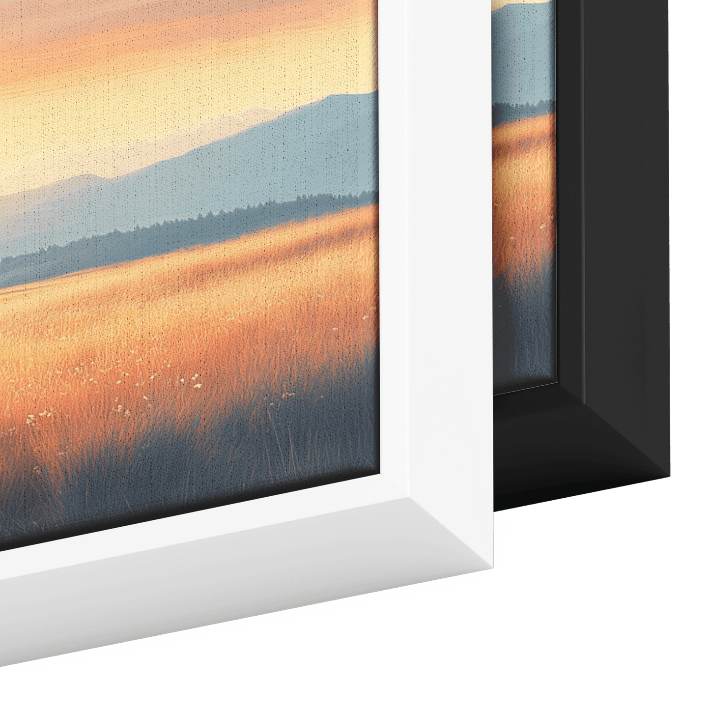 Neutral Toned Panoramic Illustration Open Field Subtle Gradients Beige Taupe Ultra High Definition Elegant Minimalism Panoramic Framed Canvas Wall Art - Awakening Righteousness