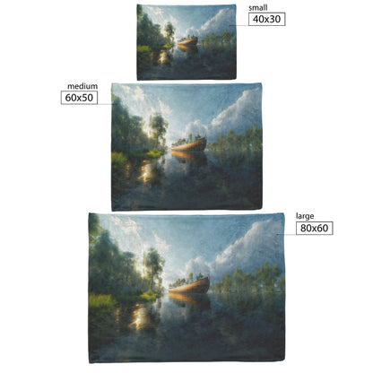 Noah’s Ark Timeless Serenity Cozy Christian Fleece Sherpa Blanket - Awakening Righteousness