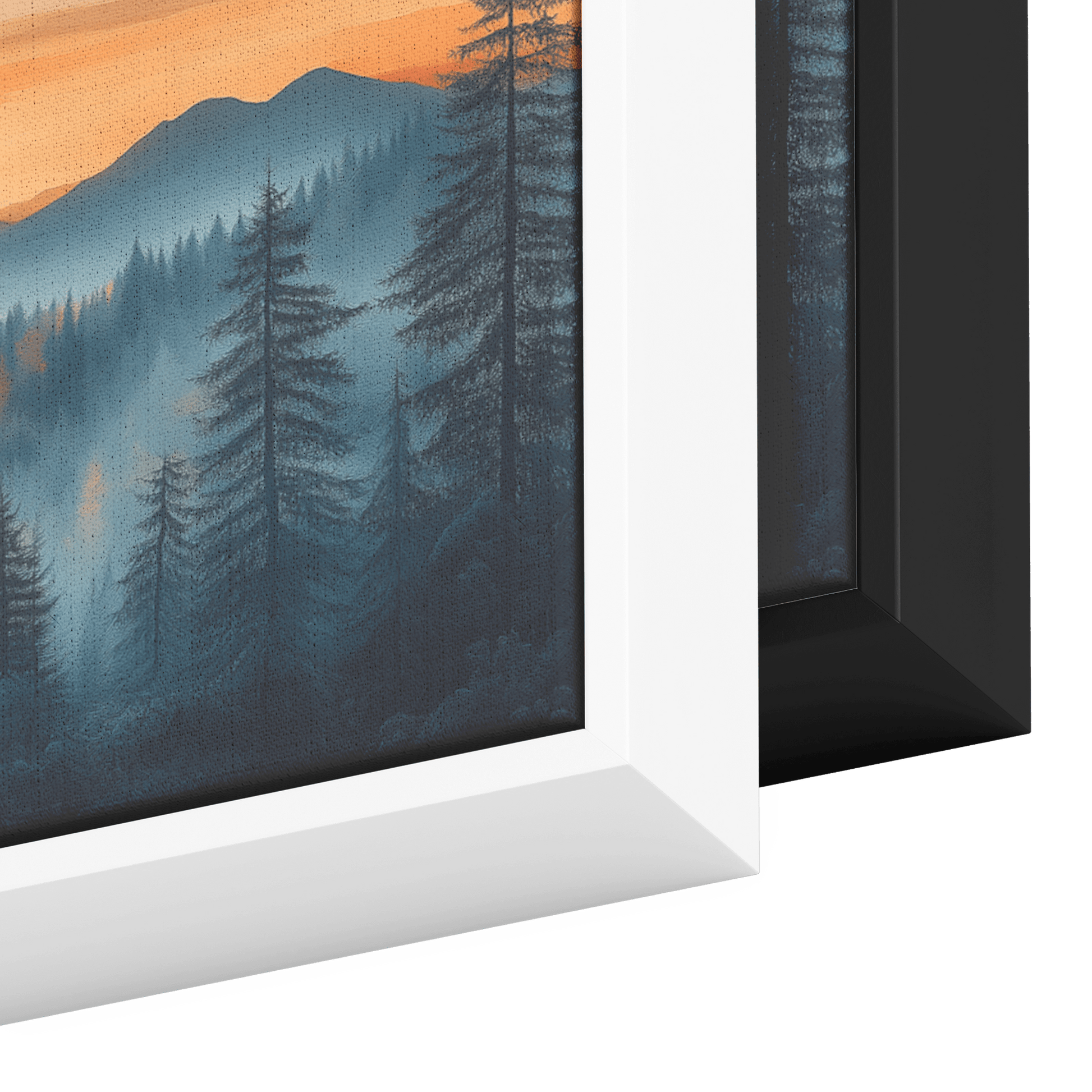 Panoramic Nature Illustration Rolling Hills Sparse Forests Minimalist Linework Soft Gray Beige Tones Ultra High Definition Serene Design Panoramic Framed Canvas Wall Art - Awakening Righteousness