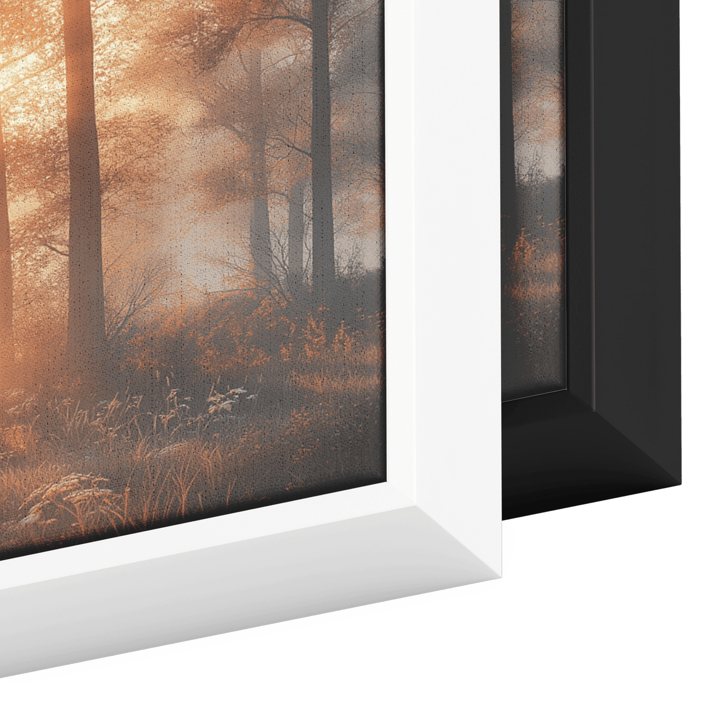 Panoramic Scene Peaceful Meadow Neutral Tones Soft Gray Light Brown Ultra High Definition Textured Minimalist Panoramic Framed Canvas Wall Art - Awakening Righteousness