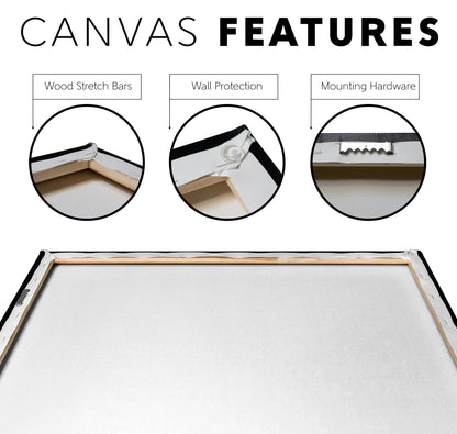 Romantic Sunset by Mountain Lake with Fiery Reflection Canvas Wall Art Decor - Awakening Righteousness