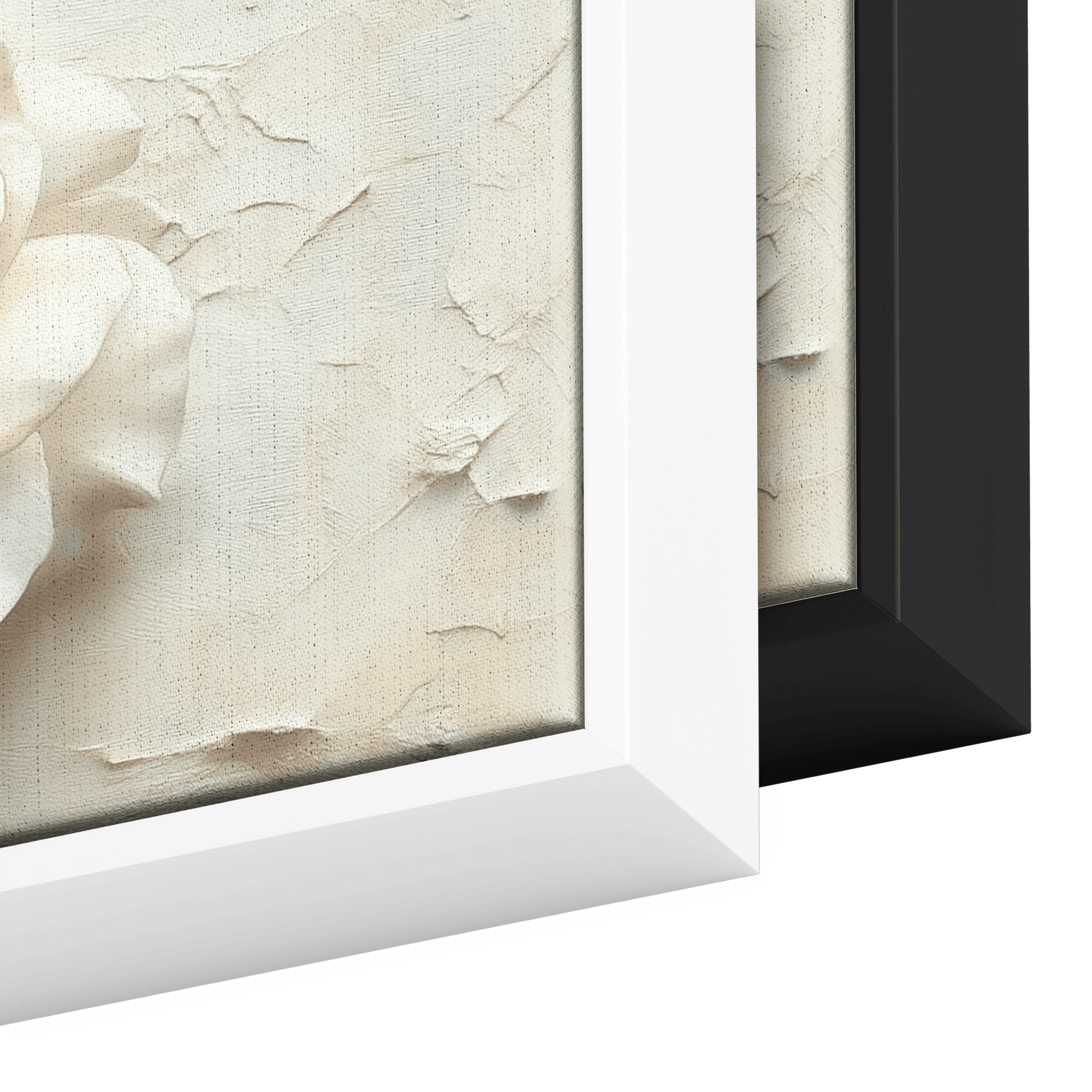 Single Stem Floral Artwork Rose Soft Line Detailing Neutral White Background Ultra High Definition Meticulously Minimal Panoramic Framed Canvas Wall Art - Awakening Righteousness