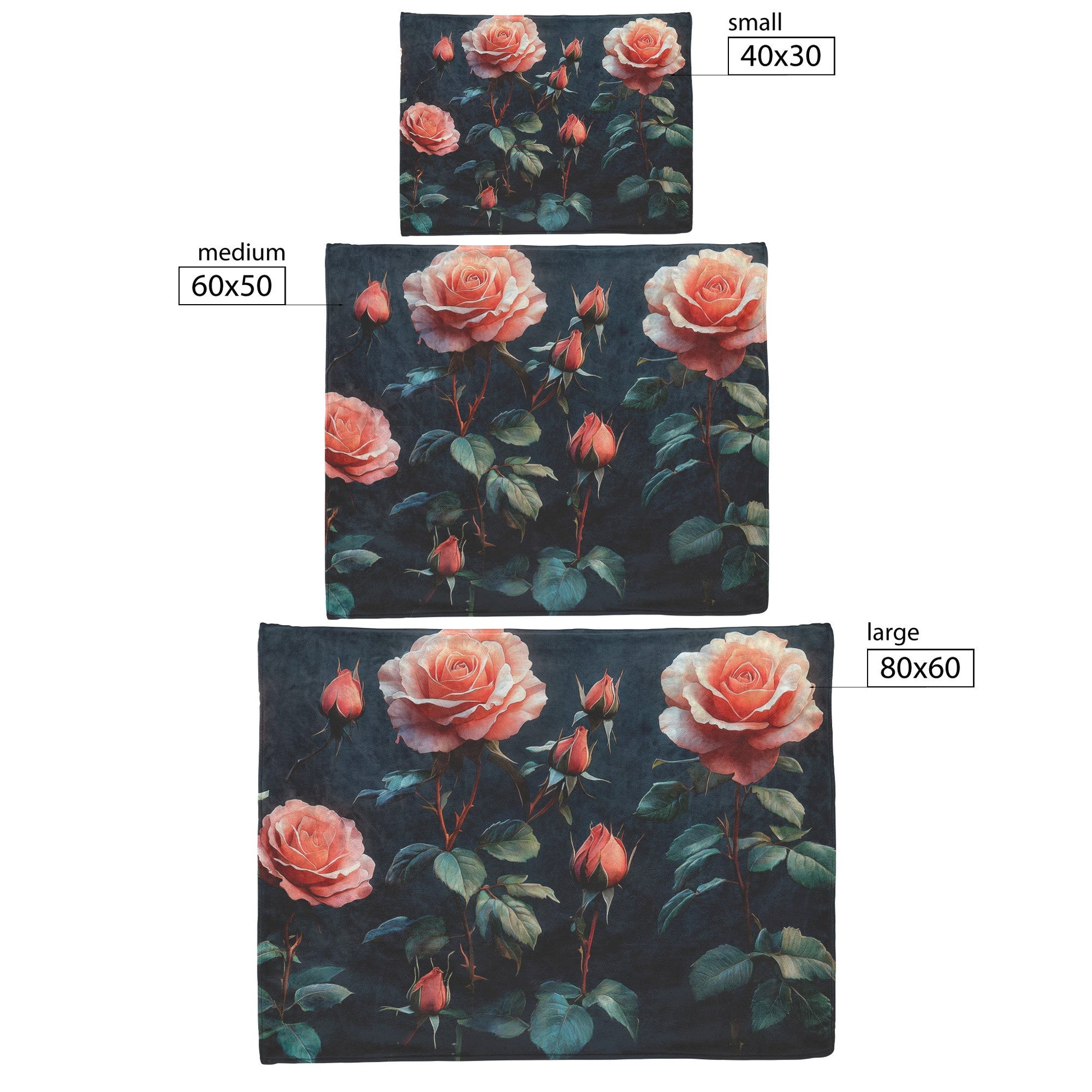Soft and Cozy Fleece Sherpa Blanket with Vibrant Pink Roses for Elegant Comfort - Awakening Righteousness