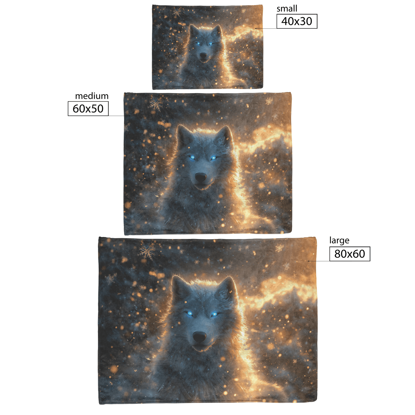 Swift Frostwolf Fleece Sherpa Blanket Frozen Cliff Icy Mist Silver Highlights Bold Inspiring WoW Design - Awakening Righteousness