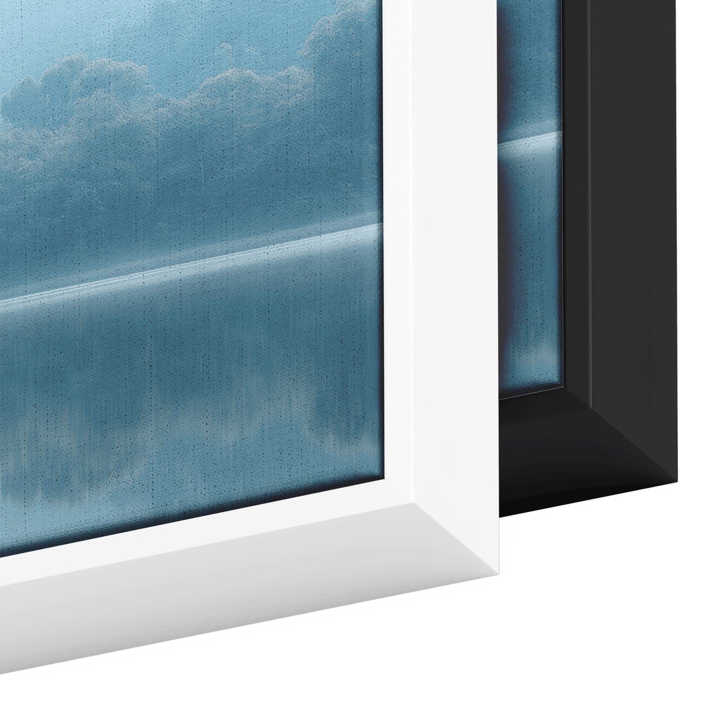 Tranquil Lake Scene Clean Reflections Muted Beige Gray Tones Minimalist Linework Ultra High Definition Panoramic Framed Canvas Wall Art - Awakening Righteousness