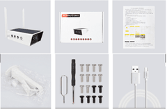 Solar Security Camera Rechargeable Battery 7650 mAh
