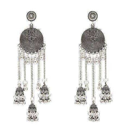 Egypt Vintage Silver Alloy Earrings for Women