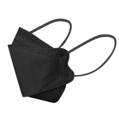4pcs Adult Black & White Mouth Mask Fabric Reusable Face Mask