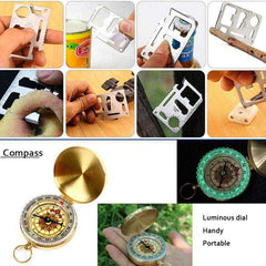 Outdoor Survival Kit Set Multifunctional Wristband Whistle Blanket Knife