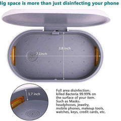 10W Fast Wireless Charger with Phone Sanitizer