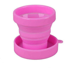 170ml Silicone Retractable Coloured Portable Travel Outdoor Folding Food Grade Coffee Water Cup - Awakening Aesthetics