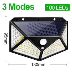 188 LED Solar Light Outdoor 3&4Modes Lamp Waterproof Motion Sensor - Awakening Aesthetics