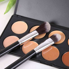 Aesthetic 12Pcs/Sets Makeup Brushes Leather Cup Holder Kit