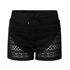 2021 Women High Waist Mesh Lace Tummy Control Beach Swimming Briefs Pants Shorts Bikini Bottoms - AWAKENING AESTHETICS