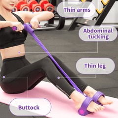 Pedal Ankle Pull Rope Abdominal Exerciser Home Gym Equipment