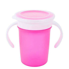 360 Degrees Can Be Rotated Baby Learning Drinking Cup with Double Handle - Awakening Aesthetics
