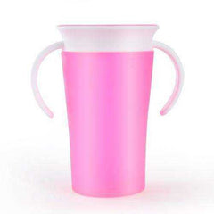 360 Degrees Can Be Rotated Baby Learning Drinking Cup with Double Handle - Awakening Aesthetics